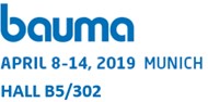 VENITE A TROVARCI PRESSO LA FIERA BAUMA 2019 A MONACO!